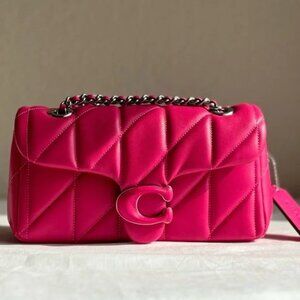 NWT Coach Quilted Tabby 20 Crossbody Bag in Dragonfruit